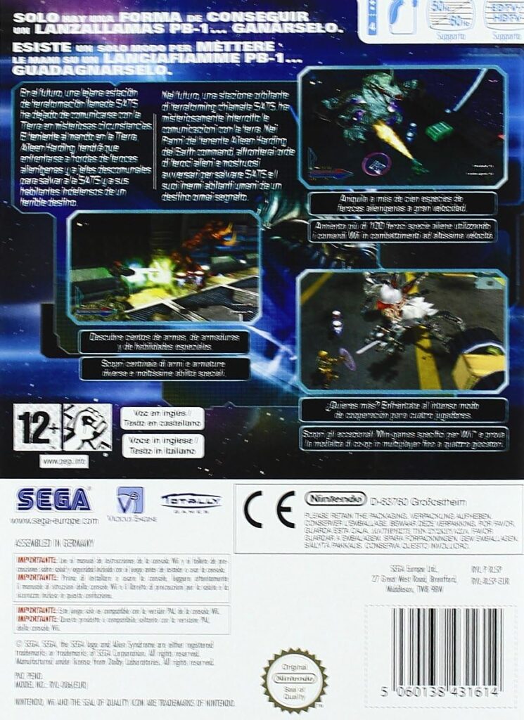 Jeu Alien Syndrome Pour Nintendo Wii - Sous Blister Neuf (Scellé)